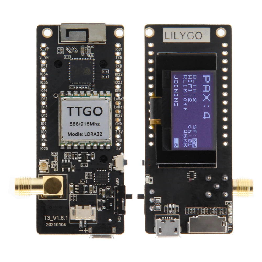 LILYGO® TTGO Disaster-Radio LoRa32 V2.1 Development Board ESP32 LoRa Module 433MHz 868MHz 915MHz WIFI Bluetooth 0.96-Inch OLED