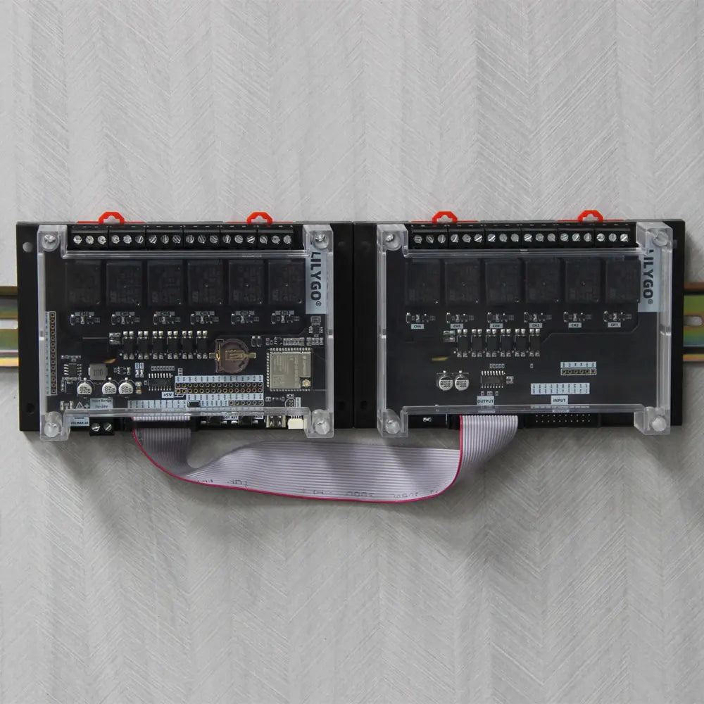 LILYGO® T-RelayS3 ESP32-S3 6-Way Relay Development Board ESP32-S3-WROOM-1U Wireless Module WiFi Bluetooth Expandable LCD Display