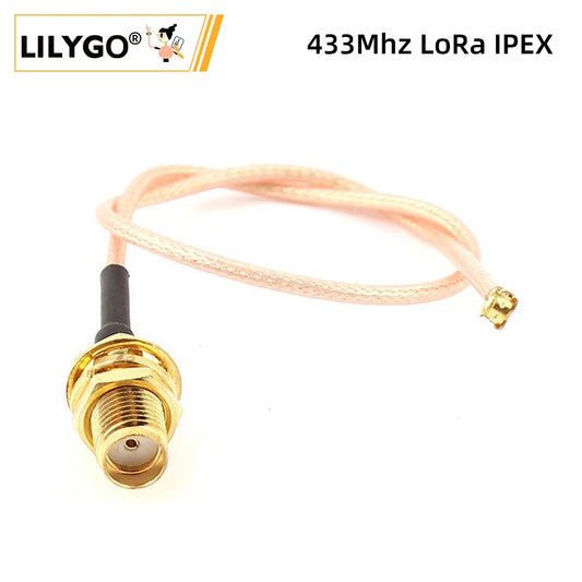 LILYGO® Accessories SMA Female to U.FL IPX Connector RG178 Cable 50Ω 0-6GHz LoRa Pigtail Jack Adapter For RF Module 5-50cm